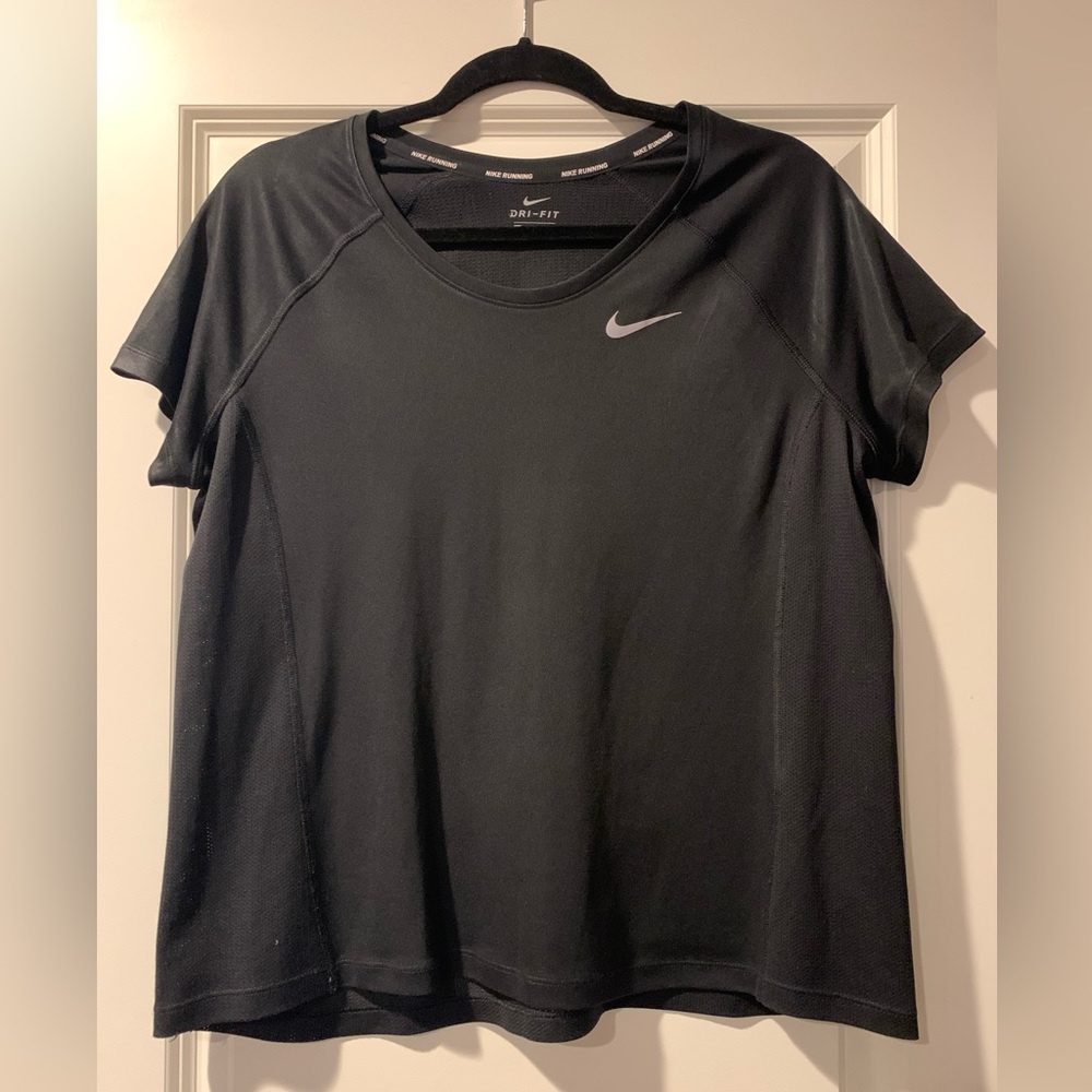Nike Black Running Dri-Fit Shirt Women’s size XL